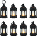 LLQ 8Pcs Mini Lanterns for Centerpiece, Ramadan Decorations, Battery Included by LLQ-LuckLifeQuality