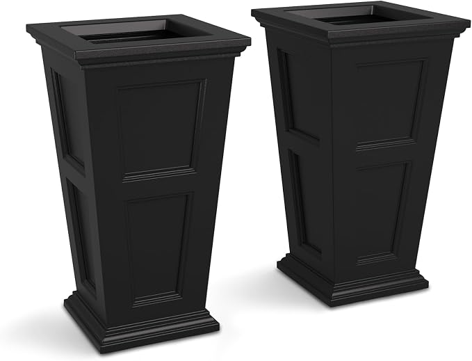 Mayne Fairfield 28-Inch Tall Planter, Weather-Resistant Planter - Image 9