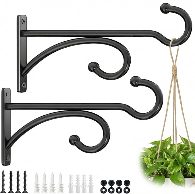 2Pack 6 Inch Plant Hangers for Hanging Baskets, Hanger for Indoor and Outdoor by AnDocK