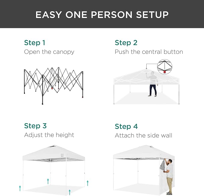Best Choice Products 10x10ft Pop Up Canopy Tent - Image 4