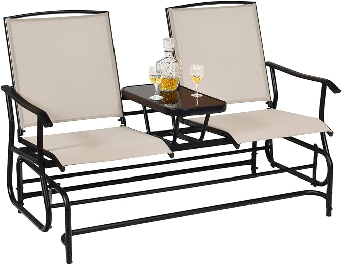 Giantex Patio Bench Glider Chair by Giantex