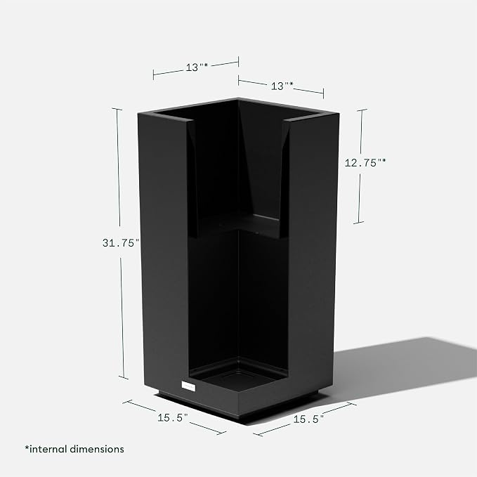 Veradek Block Series Pedestal Planter - Image 3
