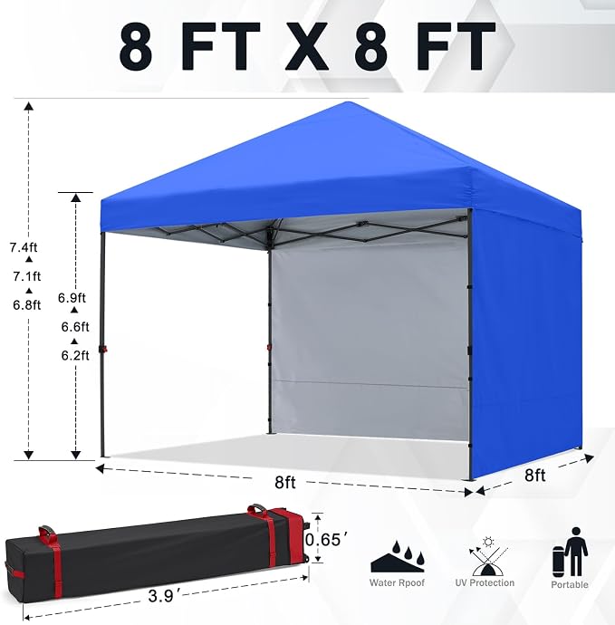 COOSHADE Pop Up Canopy Tent 8x8 - Image 5