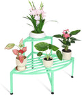 Corner Plant Stand Outdoor Metal, 2 Tier Heavy Duty Ladder Plant Shelf Indoor by Dipion