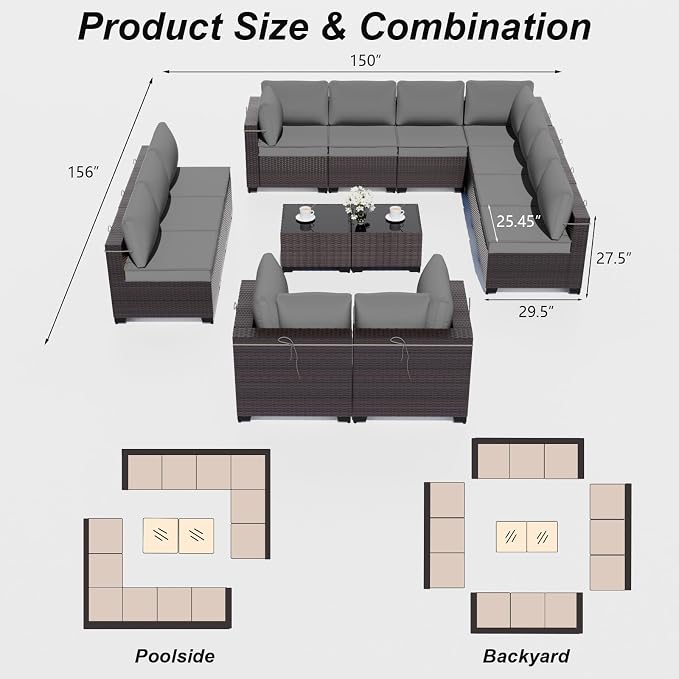 ALAULM Patio Furniture Set - Image 6