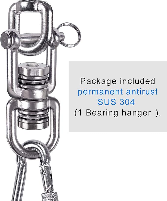 BeneLabel Swing Swivel with 2 Bearing, 360° Rotation, 770LB Capacity, Safest - Image 4