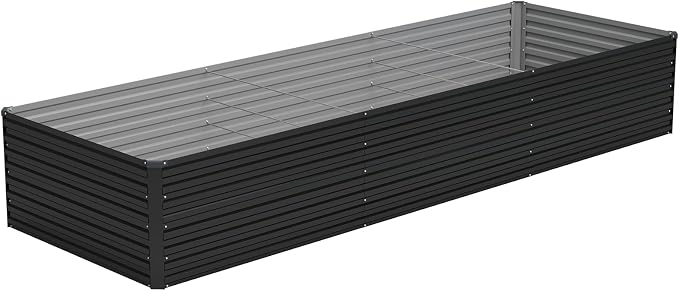 Vengarus 12x2x2FT Galvanized Raised Garden Bed Kit, Large Rectangle Elevated - Image 7