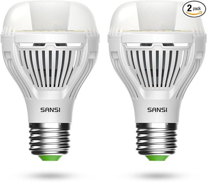 SANSI Dusk to Dawn LED Outdoor Light Bulb A19, 100 Watt Equivalent Energy by SANSI