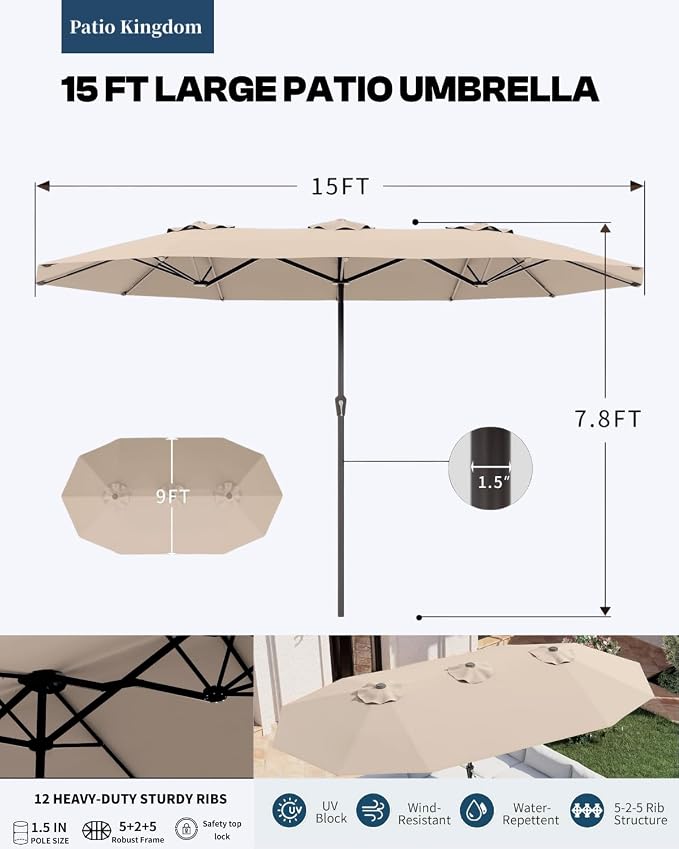 7-Piece White Outdoor Dining Set - Image 5