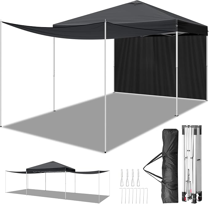 Outvita 10x10ft Ez Pop Up Canopy, Portable Instant Canopy Tent by Outvita