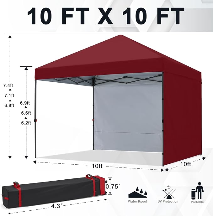 COOSHADE Pop Up Canopy Tent 10x10 - Image 5