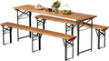 VINGLI 70 Inch Folding Picnic Tables by VINGLI