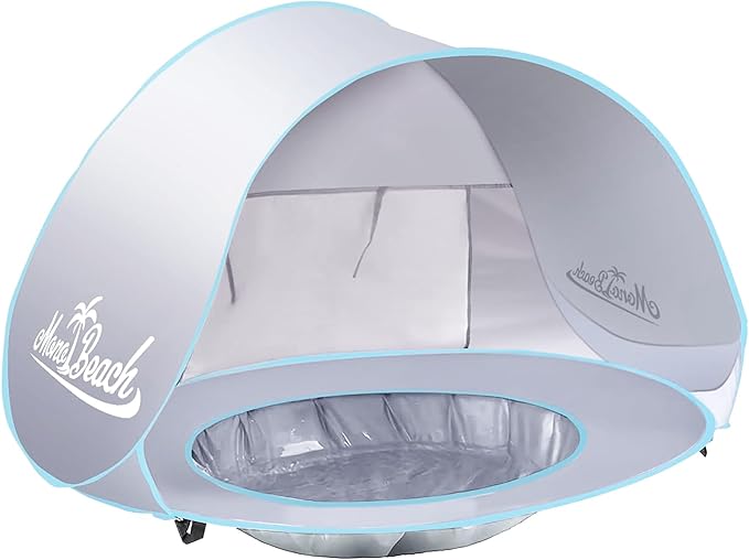 Monobeach Baby Beach Tent Pop Up Portable Shade Pool UPF50+ UV Protection Sun by Monobeach