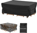 Velway Patio Table Chairs Set Cover Square Waterproof 74"Lx47"Wx28"H Outdoor by Velway