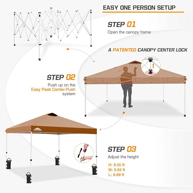 EAGLE PEAK Pop Up Canopy Tent - Image 6