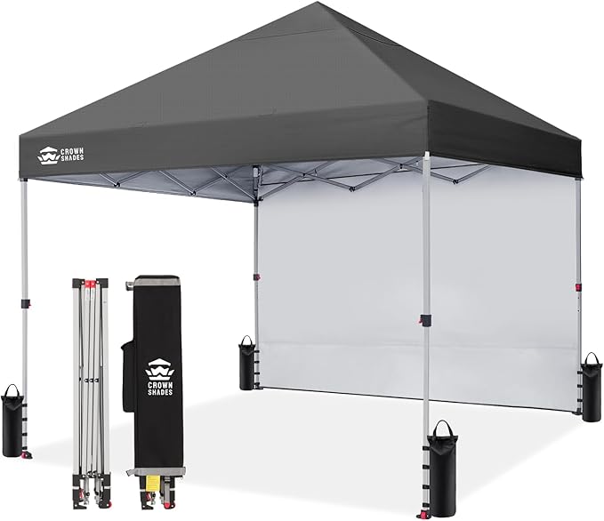 CROWN SHADES 8x8 Pop Up Canopy by CrownShades