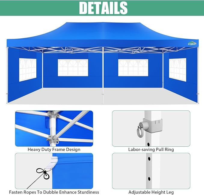 COBIZI 13x26 Pop Up Canopy - Image 5