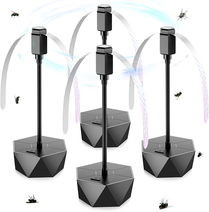 Fly Fans for Tables, Fly Repellent Fan Outdoor Indoor Keep Flies Away, Fly - Image 8