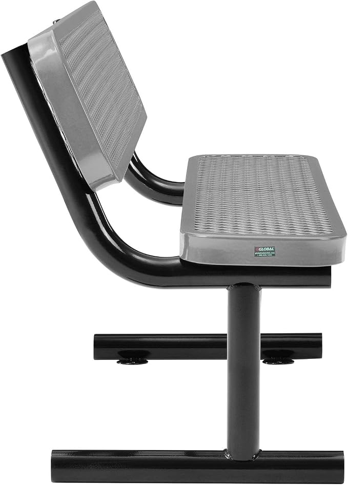 Global Industrial 4'L Heavy Duty Expanded Metal Mesh Bench - Image 9