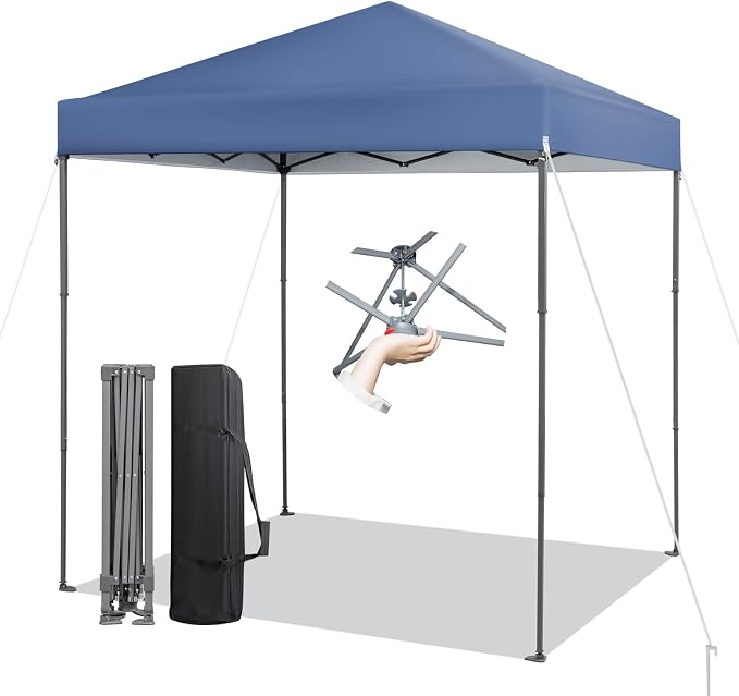 Tangkula 6.6x6.6 Ft Pop Up Canopy, 1 Person Instant Setup Canopy Tent by TANGKULA