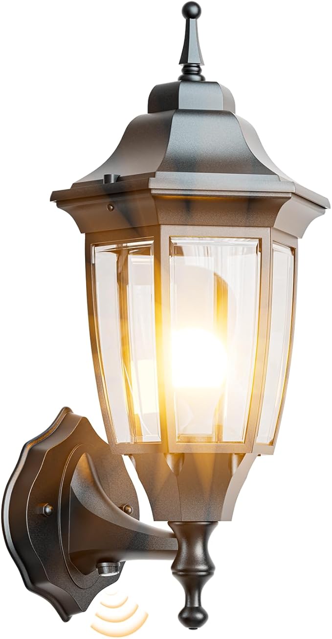 EMART Dusk to Dawn Outdoor Porch Light, Exterior Anti-Corrosion, Waterproof by EMART