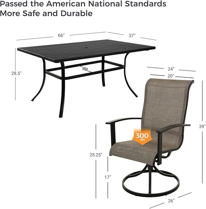 Grand patio 10-Piece Patio Dining Set - Image 2