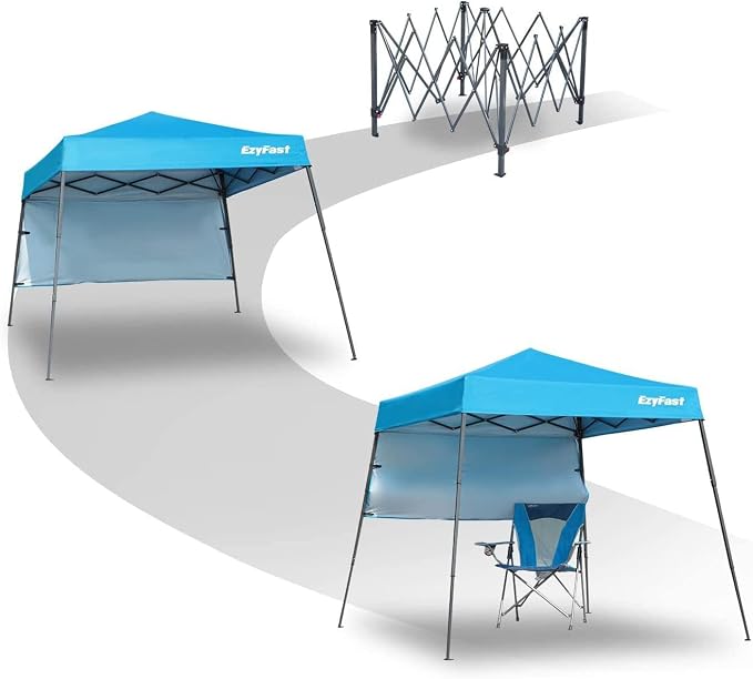 EzyFast Ultra Compact Backpack Canopy, Pop Up Shelter, Portable Sports Cabana - Image 6