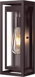 15" Large Oil Rubbed Bronze Outdoor Light Fixture, ORB Outdoor Sconces by Slypadan