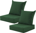 Outdoor Deep Seat Cushion Set, 24x24 Inch Water-Resistant & Fade-Resistant by MuaMelop