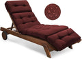 Outdoor Chaise Lounge Chair Cushion Replacement 74.4 x 22 x 4.7 Inches Memory by Tycdiose
