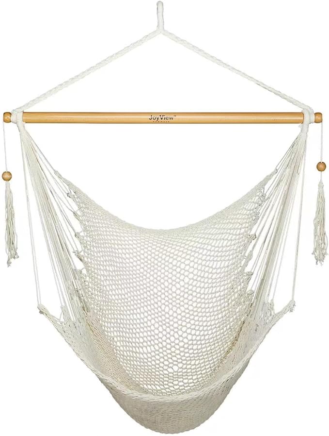JoyView Hammock Chair with Spreader Bar Caribbean Hammock Swing Chair 300 LBS by JoyView