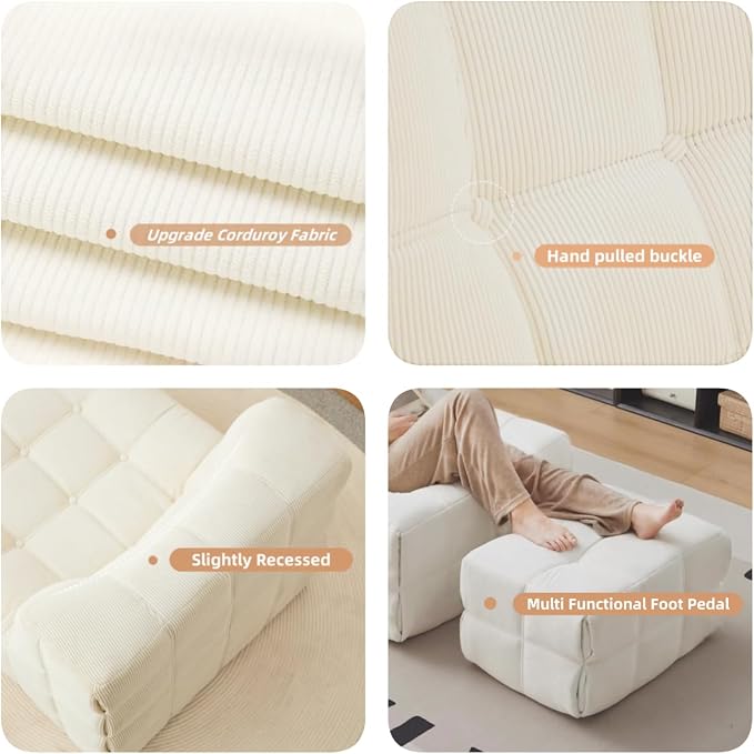 Bean Bag Chair - Memory Foam Bean Bag Chair - Image 8