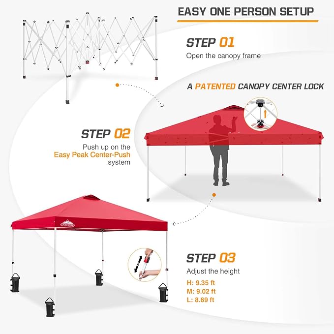 EAGLE PEAK Pop Up Canopy Tent - Image 6