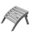 VEVOR Adirondack Ottoman, 21.5L x 18.9W x 14.8H Inch HDPE Plastic Folding by VEVOR