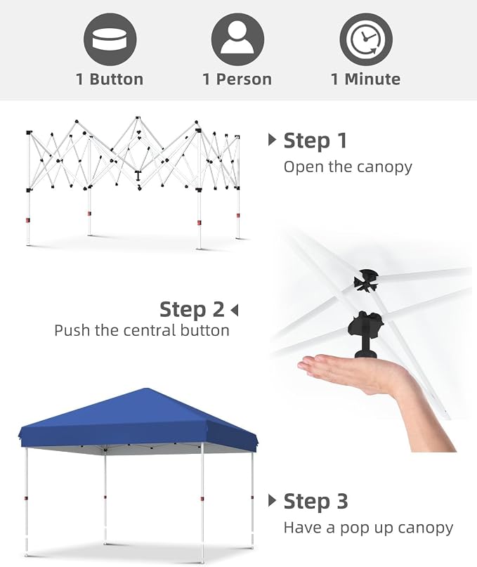 GarveeLife 10x10 Pop Up Canopy - Image 3