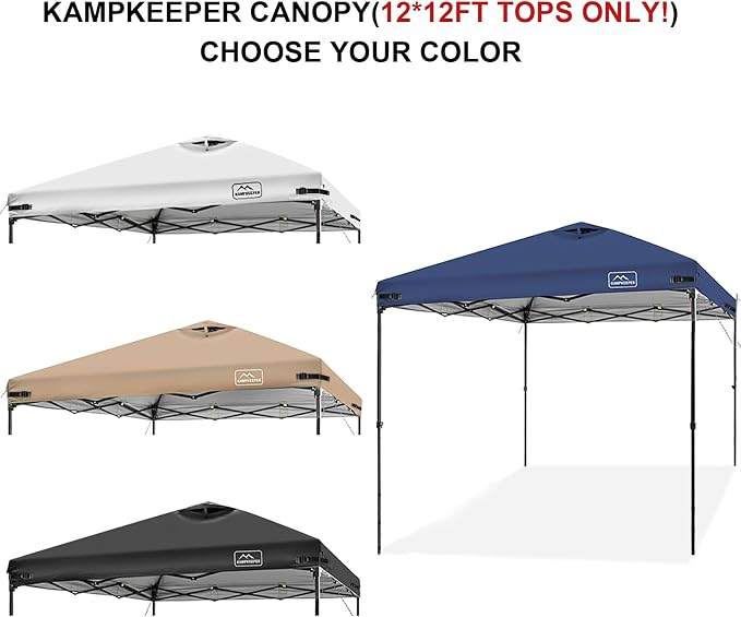 KAMPKEEPER Replacement Top Pop Up Canopy Tent Cover Roof - Image 3