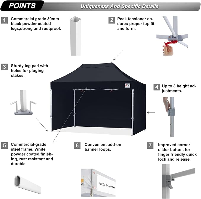ABCCANOPY Easy Pop Up Canopy Tent - Image 2