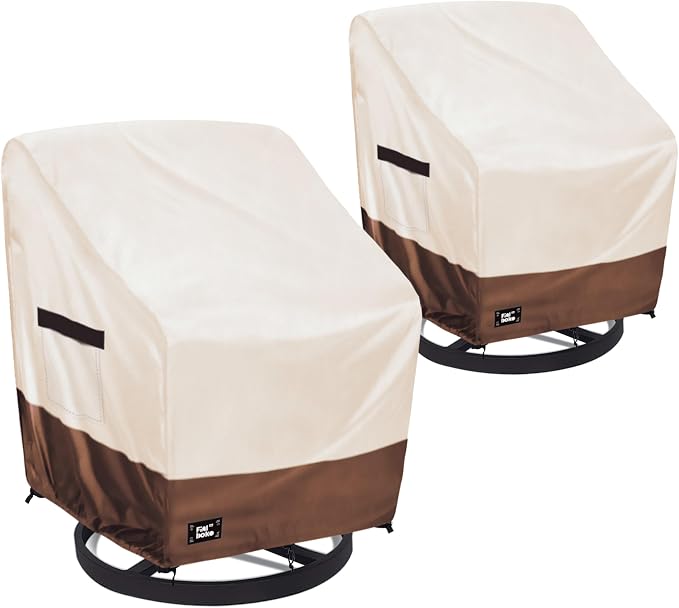 Outdoor Chair Covers 2 Pack, 100% Waterproof Heavy Duty Patio Furniture Covers by Unknown