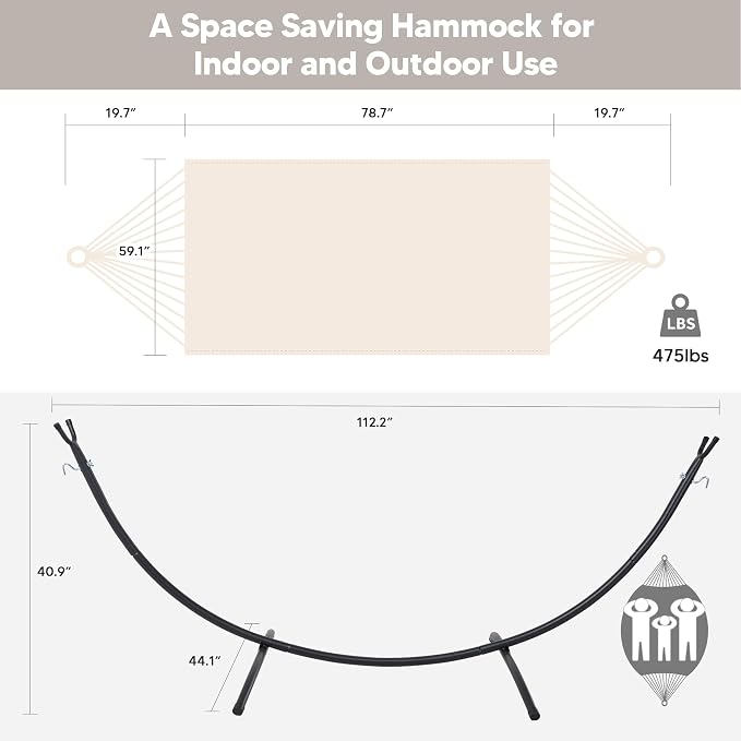 SUNCREAT Portable Outdoor Hammock - Image 7