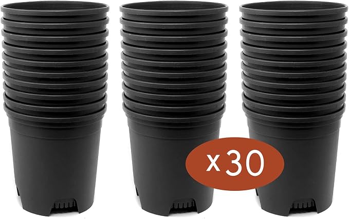 Wholesale Nursery Pot in Bulk 30-Pack 1.5 Gallon Plastic Planters - Image 2