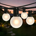 25FT Frosted White Lights G40 Globe Outdoor String Lights Patio Lights by Romasaty