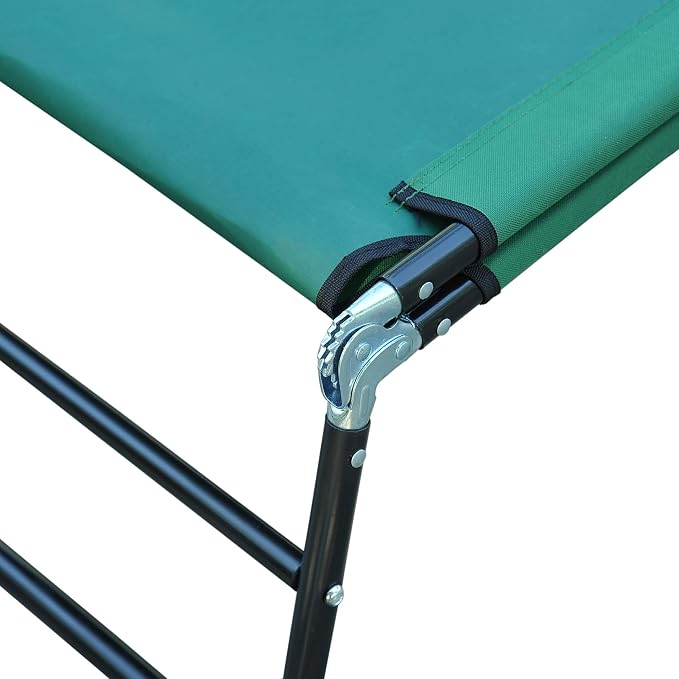 Outsunny Folding Chaise Lounge Pool Chairs, Outdoor Sun Tanning Chairs - Image 7