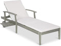 Best Choice Products 79x26in Acacia Wood Chaise Lounge Chair Recliner, Outdoor by BestChoiceProducts
