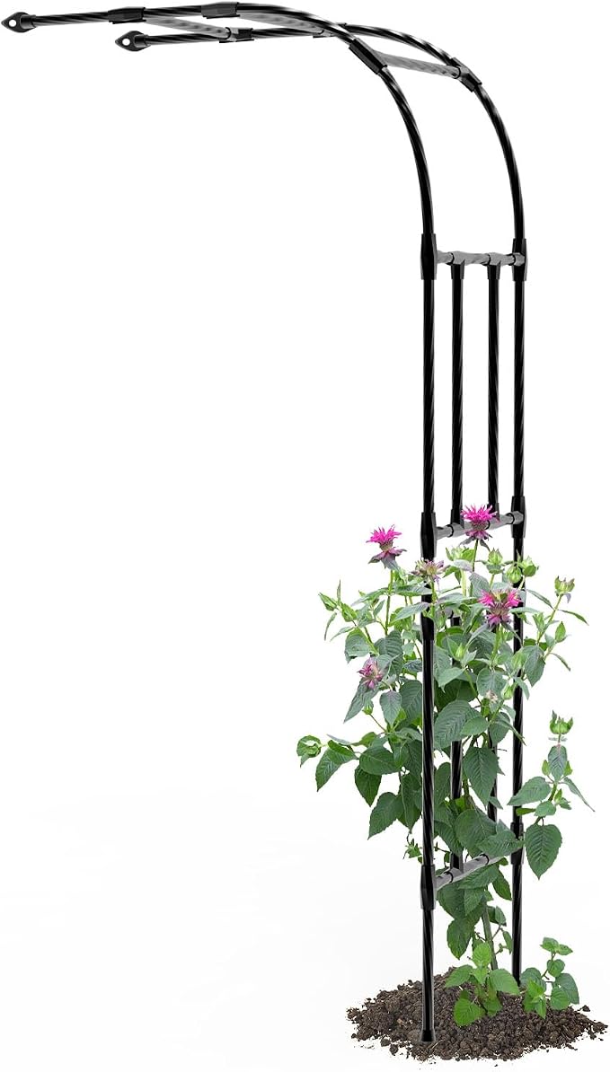 Half Garden Arch by TrellumeGardenHome