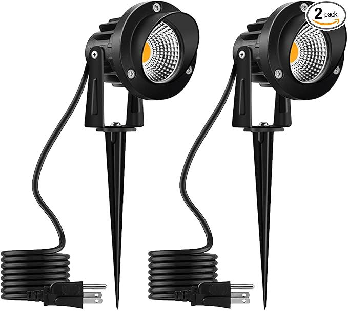 Romwish 120V LED Landscape Spotlights, 10W Outdoor Spotlights by ROMWISH