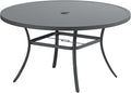 VICLLAX 53" Outdoor Round Patio Table by HOME