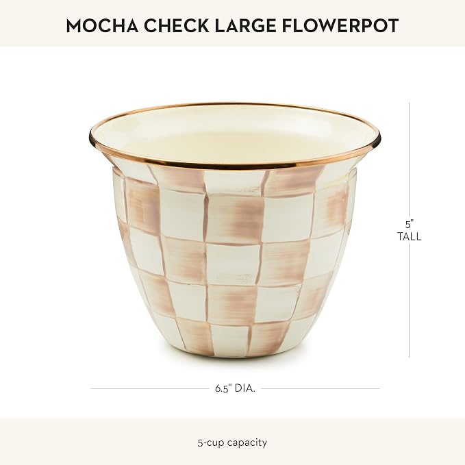 MACKENZIE-CHILDS Flowerpot, Decorative Garden Pot - Image 4