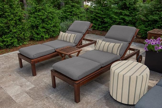 Sunbrella Patio Chaise Cushions - Image 4