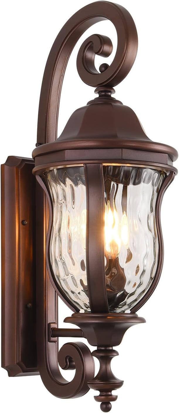 Coffee Exterior Wall Sconces, Waterproof Outdoor Lights Wall Mount - Image 8