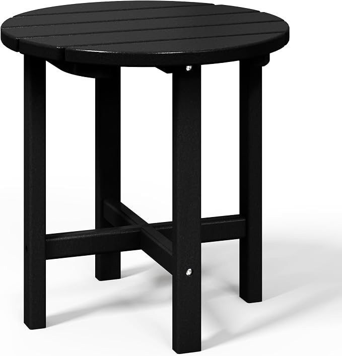 WestinTrends Dylan Adirondack Round Outdoor Side Table - Image 4
